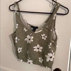 Pattern crop top